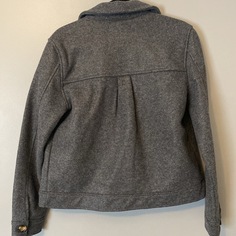 Cropped Grey Shacket - Size Small - Picture 7 of 7